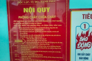 Bảng nội quy PCCC